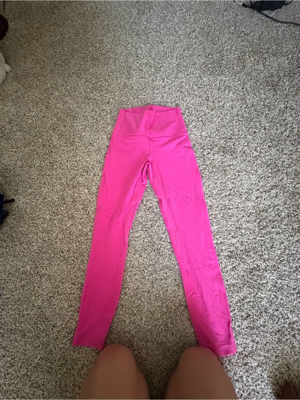 lululemon athletica Bright Pink High-Waist Leggings